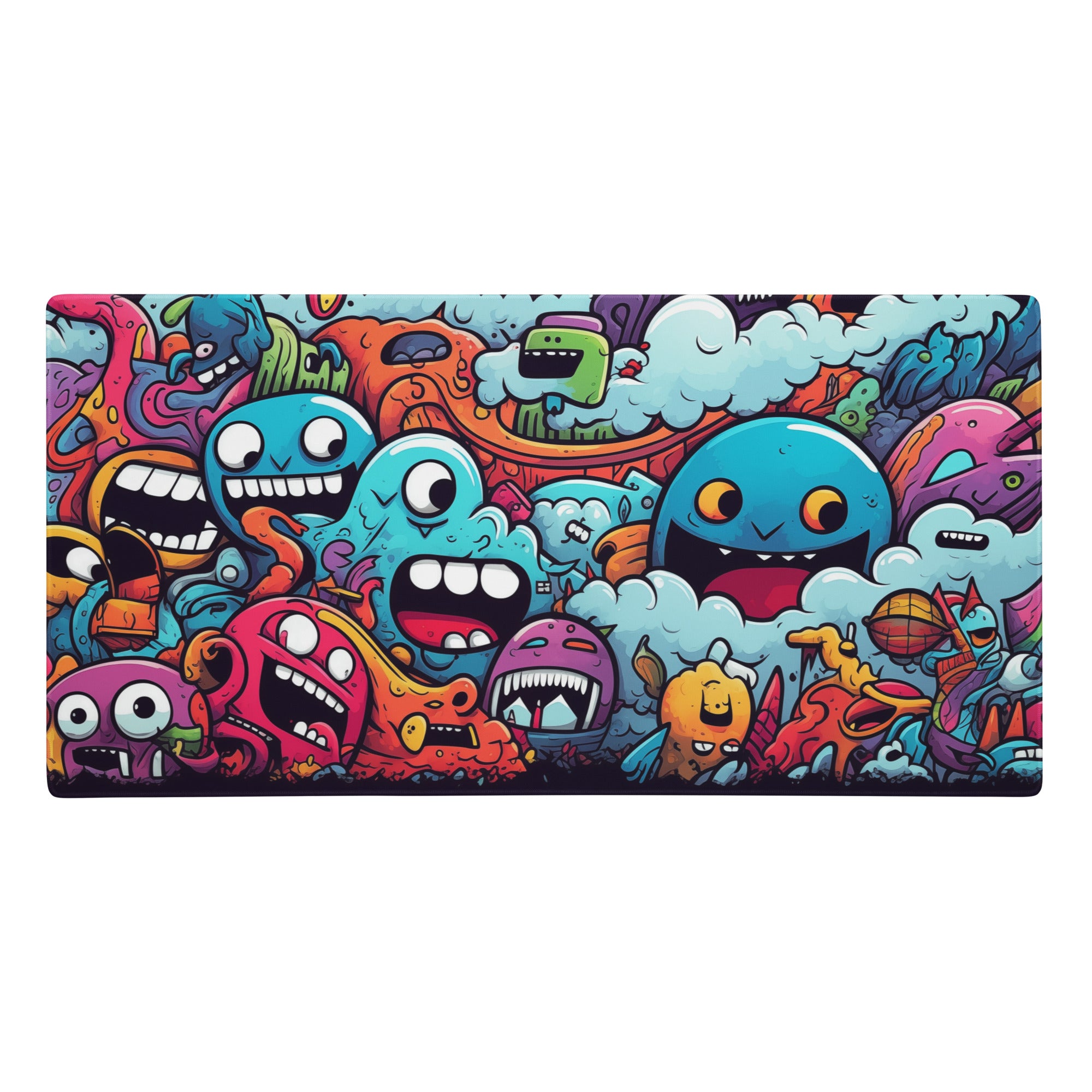 Colored Doodles Gaming mouse pad