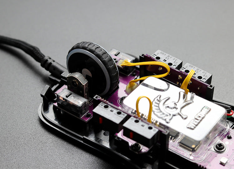 Ducky Feather V2 Black and White RGB Lightweight Gaming Mouse (Kailh Switches)