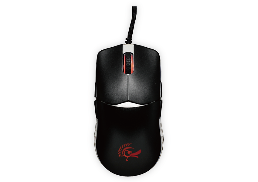 Ducky Feather V2 Black and White RGB Lightweight Gaming Mouse (Kailh Switches)