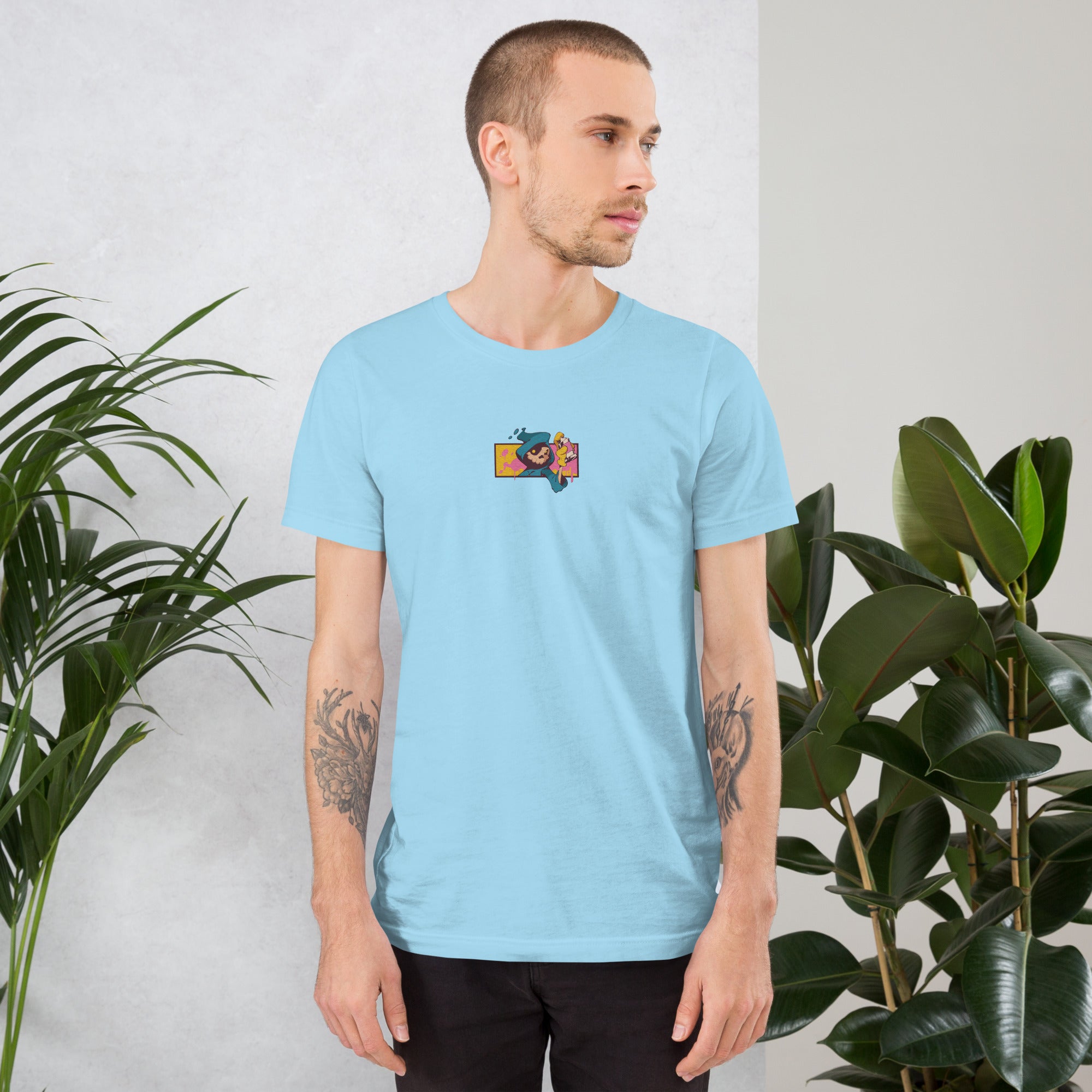 ユウミアリア EMBROIDERY SLEEVELESS T-SHIRT ＄ - レディース