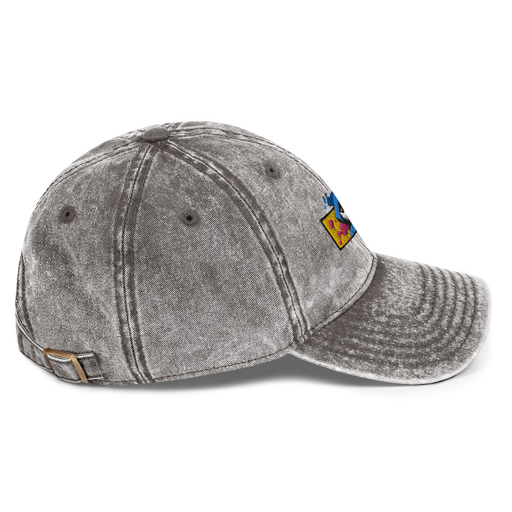 ☆HUMAN N CAT☆ Pound Vintage Wappen Ball Cap Charcoal FFOUN The Corps USS Kitty Hawk CV 63 Logo Blue Baseball Cap Hat